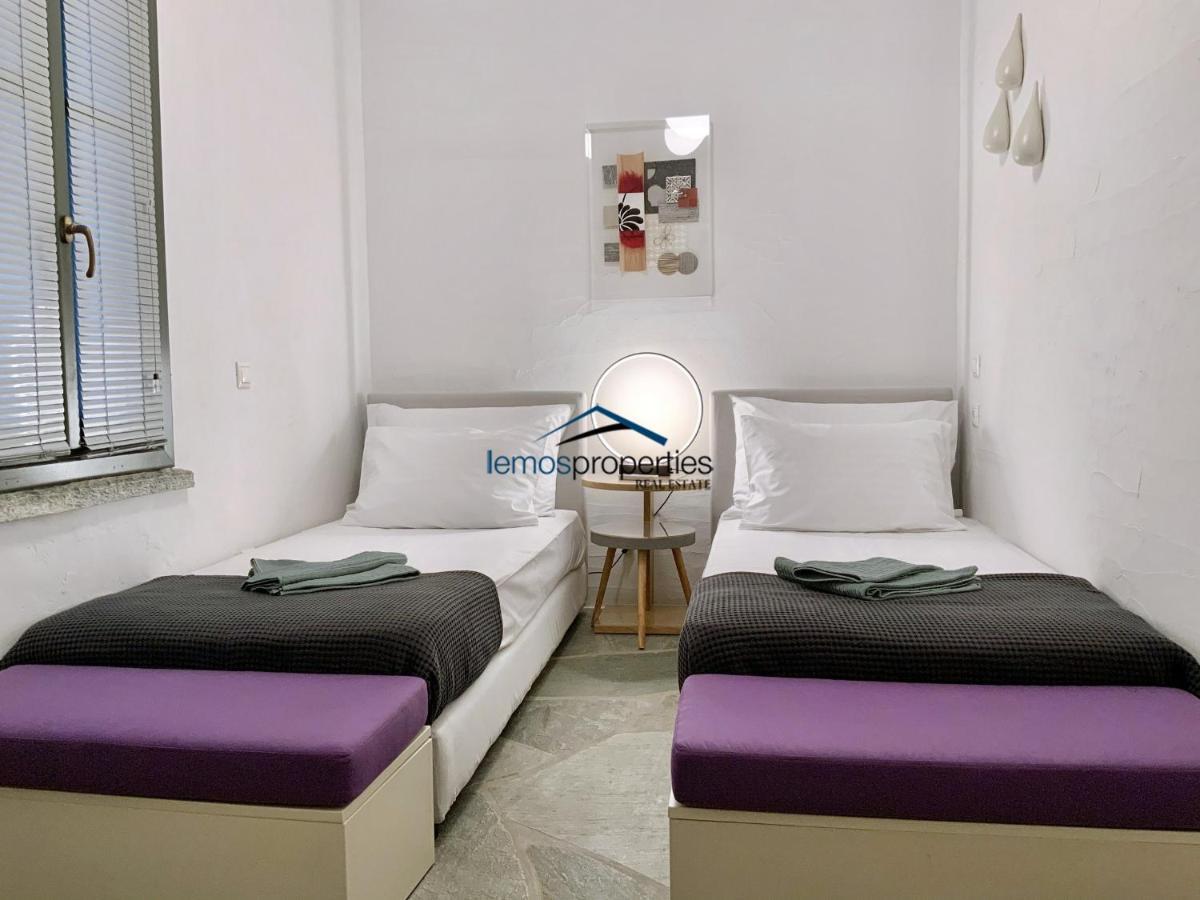 Ioulis Aqua Blue, Only 100 Meters From The Beach Of Gialiskari מראה חיצוני תמונה